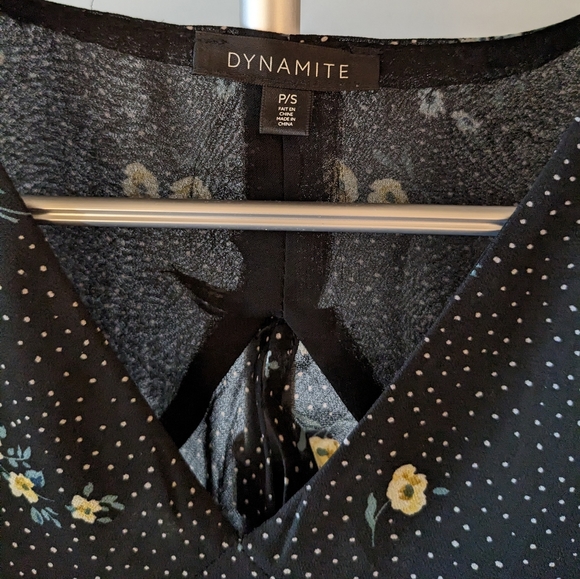 Cropped floral top - Picture 2 of 3